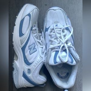 Blue and White New Balances